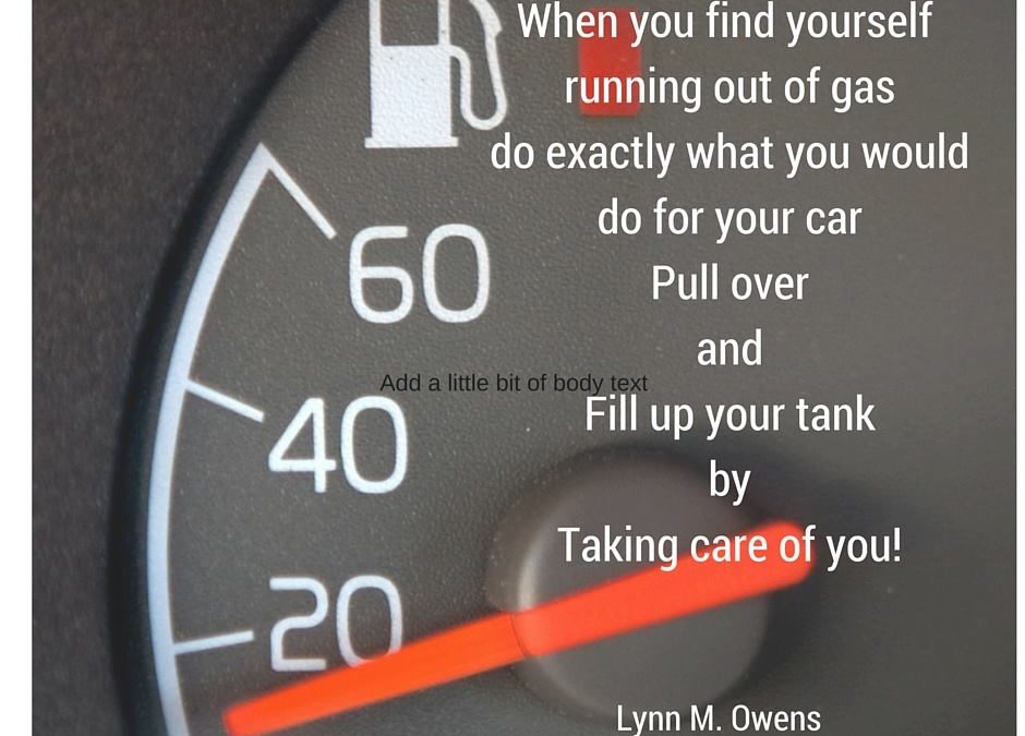 Fill up your tank…